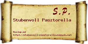Stubenvoll Pasztorella névjegykártya